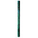 Green marbled Paschal candle with JHS 120x8 cm s6