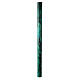 Cierge pascal marbré vert Chi-Rho Alpha et Oméga 120x8 cm s7