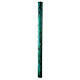 Paschal Candle Alpha Omega cross green marbled 120x8 cm s6