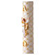 Paschal Candle Risen Jesus quilted 120x 80 cm s4