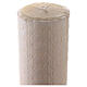 Cero Pasquale Alfa Omega croce rossa Agnello ricamato bianco 120x8 cm s6