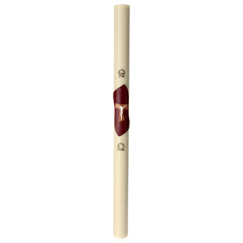 Beeswax Easter candle 8x120 cm Tau 3