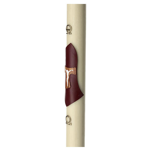 Beeswax Easter candle 8x120 cm Tau 4