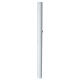 Paschal candle white wax with reinforcement 8x120 cm Tau s4