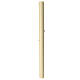 Beeswax Easter candle 8x120 cm with Tau metal reinforcement s4