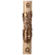 Paschal candle with Risen Christ, beeswax, 3x5 in s1