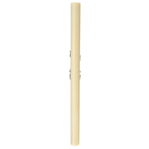 Beeswax reinforced Paschal candle with Risen Christ 3.15x47.25 in 4