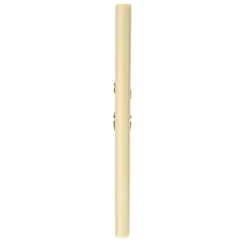 Paschal candle reinforcement 8x120 cm Risen beeswax 5
