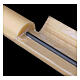 Paschal candle reinforcement 8x120 cm Risen beeswax s6