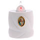 White battery-operated candle Lumada with steady light and Our Lady's image s1