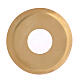 Paracera ottone spazzolato dorato diametro candela 2,5 cm s3