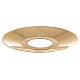 Candle wax guard with diameter 4 cm in golden brushed brass s2