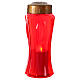 batteriebetriebenes Grablicht, Modell Victoria, rot, mit Regenschutz, LED, 60 Tage Brenndauer s3