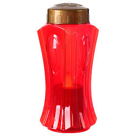 Victoria red LED votive candle 60 days