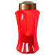 Victoria red LED votive candle 60 days s1