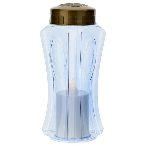 White votive LED candle 60 days Victoria 1