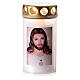 White LED votive candle with Jesus, 60 days s1