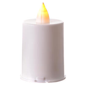White LED votive candle with the Sacred Heart, 60 days