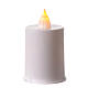 White LED votive candle with Risen Christ image, 60 days s2