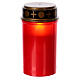 Veilleuse votive rouge LED avec piquet 60 jrs s1