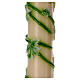 Paschal candle with ivy vines, cross, alfa and omega, 47 in s3