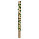 Paschal candle with ivy vines, cross, alfa and omega, 47 in s4