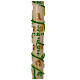 Easter candle ivy branch cross Alpha Omega 120 cm s1