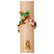 Paschal candle with cross, flowering branches, alfa and omega, 47 in s5