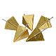 Cero pasquale avorio colomba croce moderna oro e viola 80x8 cm s4