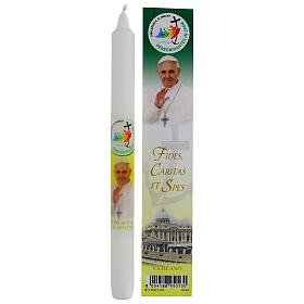 Jubilee candle with Pope Francis