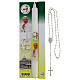 Set Jubiläumskerze Papst Franziskus und Rosenkranz s1