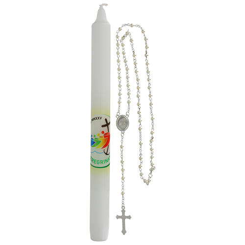 Official Jubilee 2025 Candle and Rosary Set 2