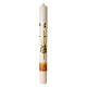 Paschal candle with wheat bas-relief, 31.5x3 in s1
