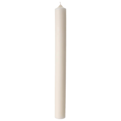 Paschal candle with pastel decorations, 31.5x3 in 4