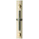 Paschal Candle Green Cross with Marbled Effect 60x8 cm s2