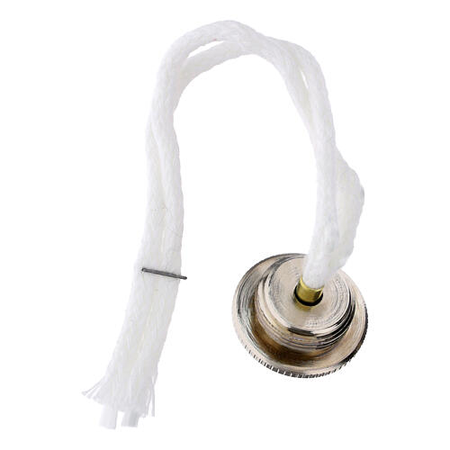 Bouchon métallique de diam.1.6 cm pour cartouche à cire liquide 3