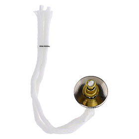 Tappo metallo avvitabile diam.1.6 cm ricambio cartuccia cera liquida