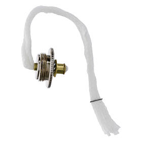 Tappo metallo avvitabile diam.1.6 cm ricambio cartuccia cera liquida