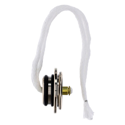 Tappi metallo CONF. 10 PZ avvitabile diam. 2.7 cm per cartuccia a cera liquida 10 pz. 3