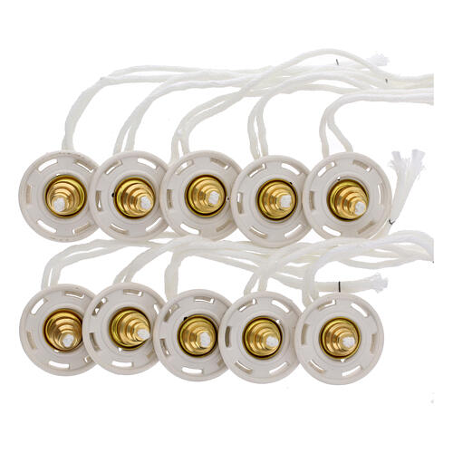 Tappi CONF. 10 PZ diam. 2.7 cm ricambi per cartuccia a cera liquida 1