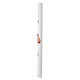 White Paschal Candle Jesus the Good Shepherd Alpha and Omega, 8x120 cm s5
