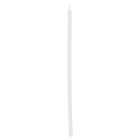 Candele stelo sottile bianche antigoccia CARTONE 5 KG - cm 25