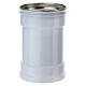 Bougie votive Pape François T30 blanche cire blanche 10 cm s2