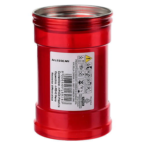 Votivkerze, T30 – Rot 10 cm, schlicht 2