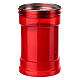 Bougie votive rouge T30 cire blanche Pape Jean-Paul II 10 cm s2