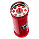 Cero votivo 4 giorni T80 Sacro Cuore di Gesù diam 8 cm rosso cera bianca 20 cm s3