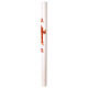 Paschal candle with cross and tree of life, wax decoration, 3x47 in s4