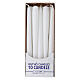 Taper Candles PACK OF 10 PCS, 25 cm white s1