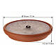 Ivory-colored terracotta wax candle with 4.5-hour duration s3
