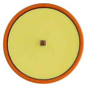 Fiaccola alla citronella in cera in coccio di citronella durata 7,5 ore